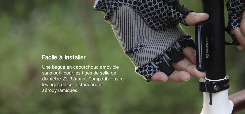 Lampe arrière pour Vélo et VTT Olight SEEMEE 30C – 30 Lumens  NYCTALOPE  