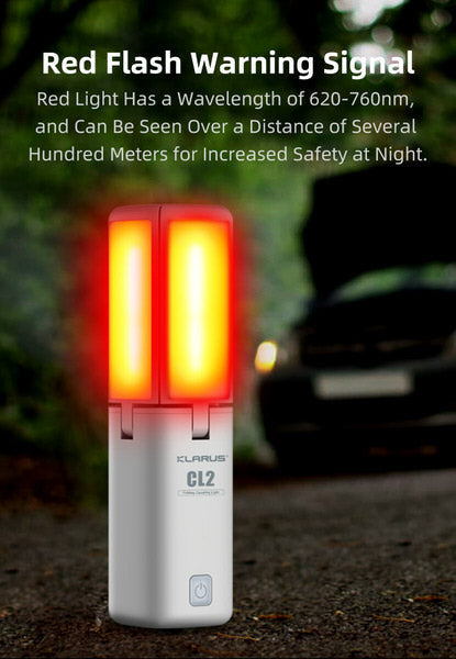 Lanterne Klarus CL2 – 750 Lumens – Rechargeable et Powerbank - Vert Jungle  NYCTALOPE  