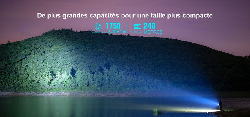 Lampe Torche Olight WARRIOR Mini 3 – 1750 Lumens  NYCTALOPE  