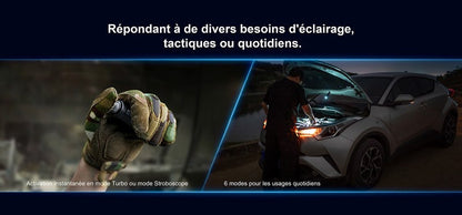 Lampe Torche Olight WARRIOR Mini 3 – 1750 Lumens  NYCTALOPE  