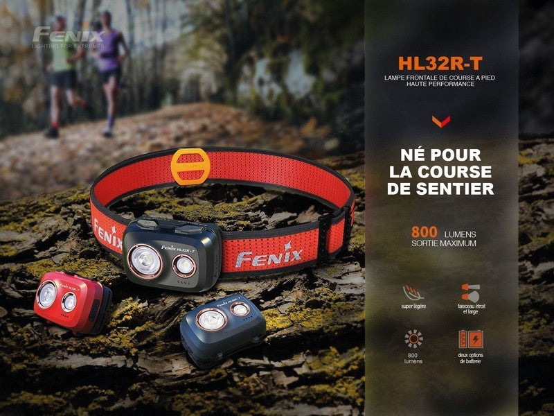 Lampe Frontale Fenix HL32R-T – 800 Lumens – Rechargeable  NYCTALOPE  