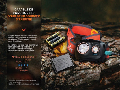 Lampe Frontale Fenix HL32R-T – 800 Lumens – Rechargeable  NYCTALOPE  