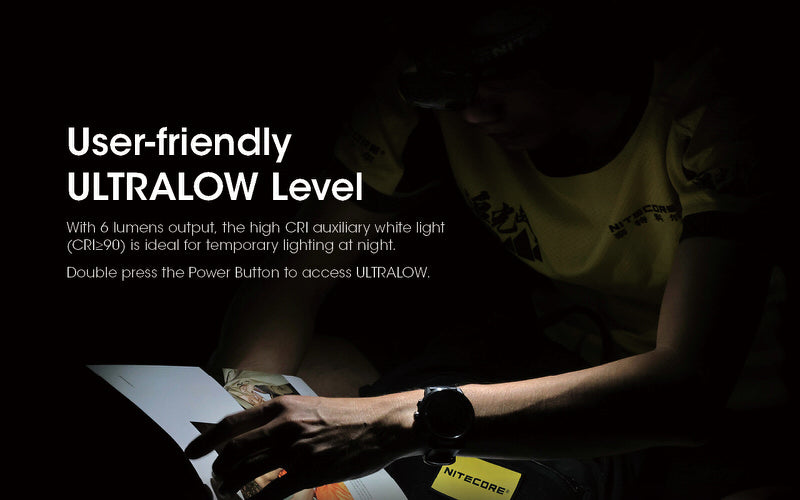 Lampe Frontale Nitecore NU31 – 550 Lumens  NYCTALOPE  