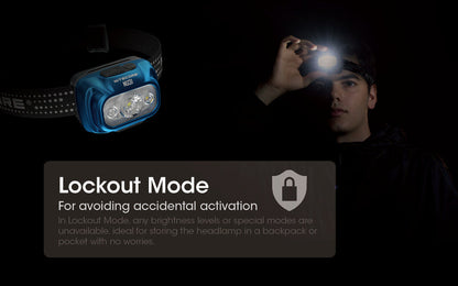 Lampe Frontale Nitecore NU31 – 550 Lumens  NYCTALOPE  