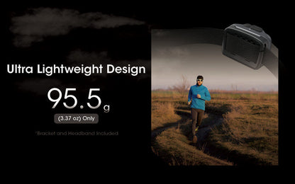 Lampe Frontale Nitecore NU31 – 550 Lumens  NYCTALOPE  