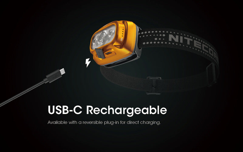 Lampe Frontale Nitecore NU31 – 550 Lumens  NYCTALOPE  