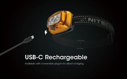 Lampe Frontale Nitecore NU31 – 550 Lumens  NYCTALOPE  
