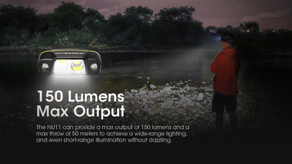 Lampe Frontale Nitecore NU11 – 150 Lumens  NYCTALOPE  