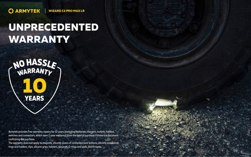 Lampe Frontale Armytek Wizard C2 PRO MAX LR Magnet USB 4150/3870 Lumens  NYCTALOPE  