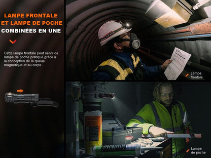 Lampe Frontale Fenix HM61R V2.0 – 1600 Lumens  NYCTALOPE  