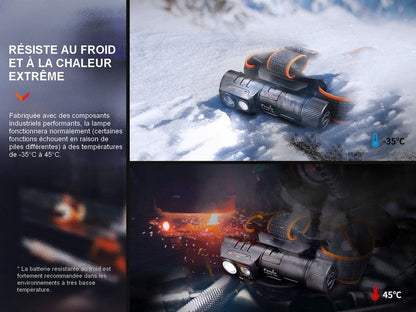 Lampe Frontale Fenix HM71R – 2700 Lumens  NYCTALOPE  