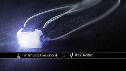 Lampe Frontale spéciale course Nitecore NU21 Noir – 360 Lumens – Rechargeable  NYCTALOPE  