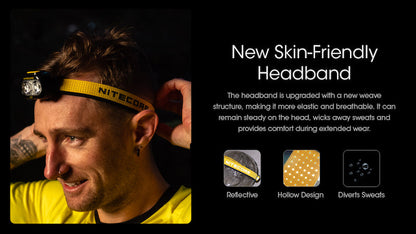 Lampe Frontale Nitecore UT27 NEW – 800 Lumens - Noire  NYCTALOPE  