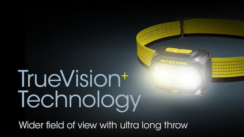Lampe Frontale Nitecore UT27 NEW – 800 Lumens - Noire  NYCTALOPE  