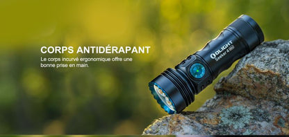 Lampe Torche Olight SEEKER 4 Mini Titane - 1200 Lumens - Edition Limitée  NYCTALOPE  