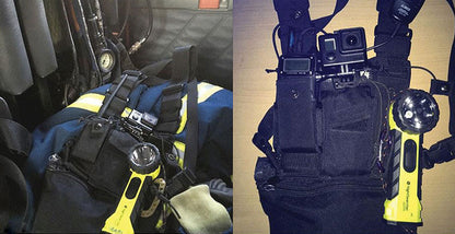 Lampe torche Nightsearcher SIGMA RA 325 Lumens - 2 modes d'éclairage - ATEX Zone 0 - Angle droit - Utilise 4 x AA (alcalines) - NYCTALOPE