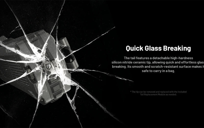 Lampe Torche Nitecore EDC17 - 1500 Lumens - LED Blanche + UV + Laser Vert - Design Plat Rechargeable USB-C  NYCTALOPE  