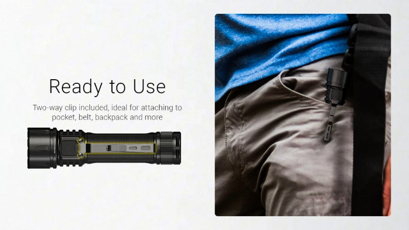 Lampe torche tactique Nitecore EX7 – 6000 Lumens  NYCTALOPE  