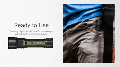 Lampe torche tactique Nitecore EX7 – 6000 Lumens  NYCTALOPE  