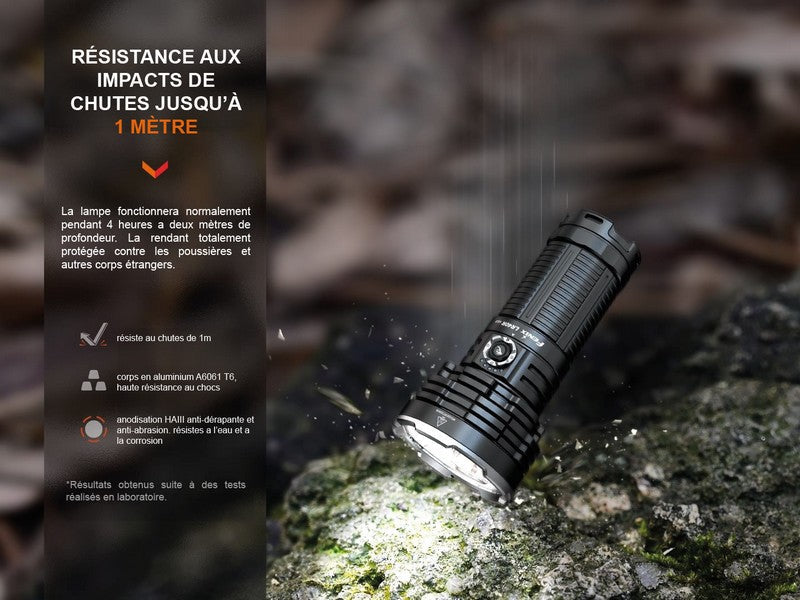 Lampe Torche Fenix LR40R V2.0 – 15000 Lumens - Rechargeable  NYCTALOPE  