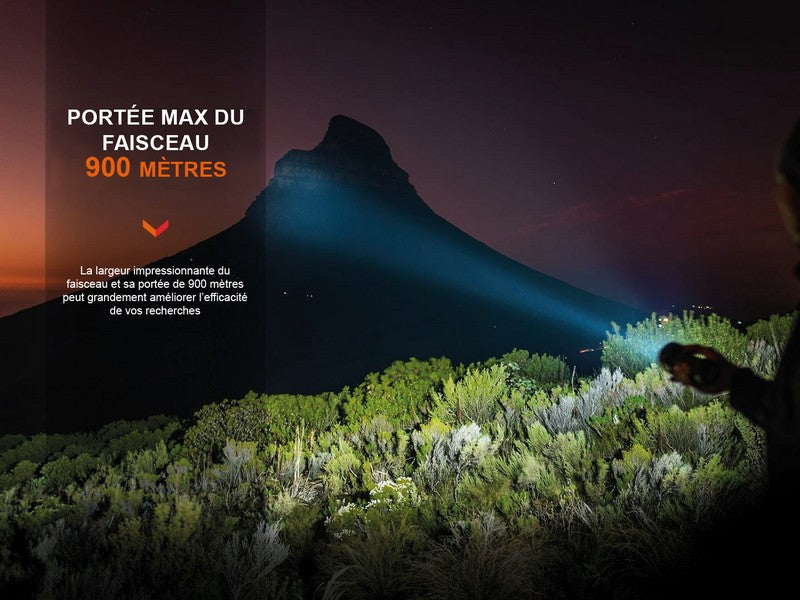 Lampe Torche Fenix LR40R V2.0 – 15000 Lumens - Rechargeable  NYCTALOPE  