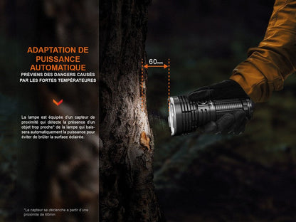 Lampe Torche Fenix LR40R V2.0 – 15000 Lumens - Rechargeable  NYCTALOPE  