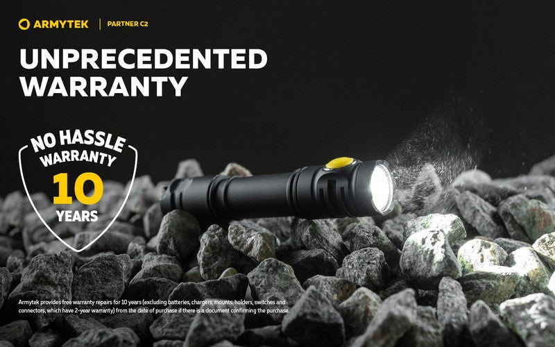 Lampe Torche Armytek Partner C2 V4 Magnet USB – 1100/1020 Lumens  NYCTALOPE  