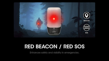 Lampe torche + Lanterne Nitecore LR70 – 3000 Lumens – Fonction PowerBank 10000mAh  NYCTALOPE  