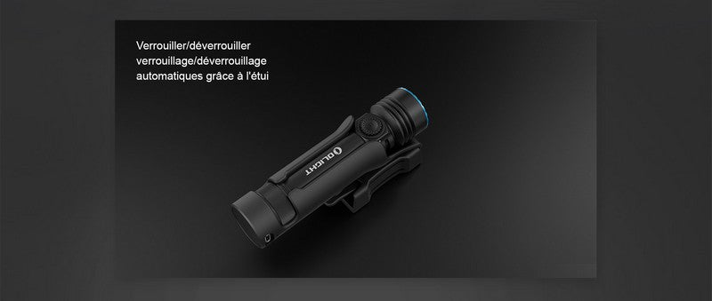 Lampe Torche Olight SEEKER 4 Pro Noir – 4600 Lumens  NYCTALOPE  