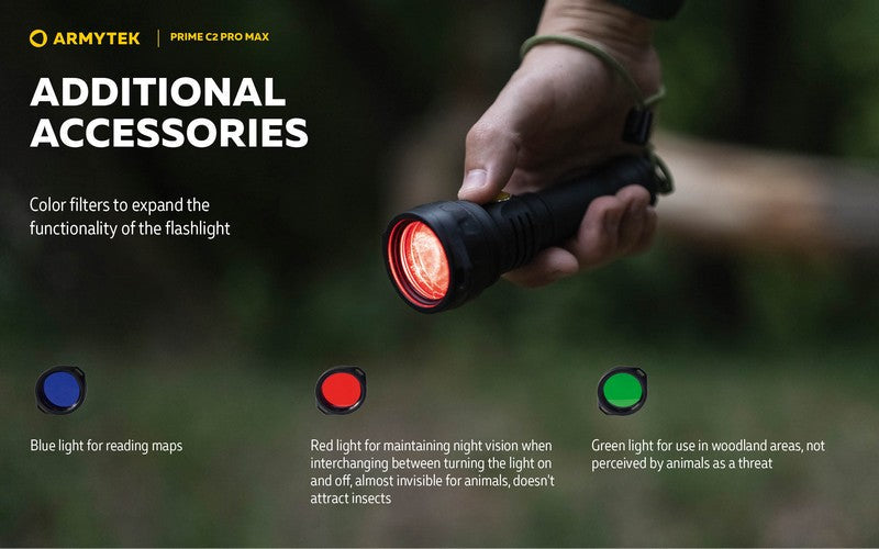 Lampe Torche Armytek Prime C2 PRO MAX V4 Magnet USB – 4000/3720 Lumens  NYCTALOPE  