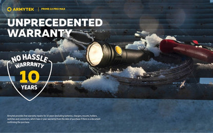 Lampe Torche Armytek Prime C2 PRO MAX V4 Magnet USB – 4000/3720 Lumens  NYCTALOPE  