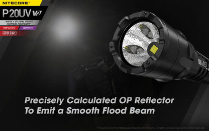Lampe Torche Nitecore P20UV V2 – 1000 Lumens  NYCTALOPE  
