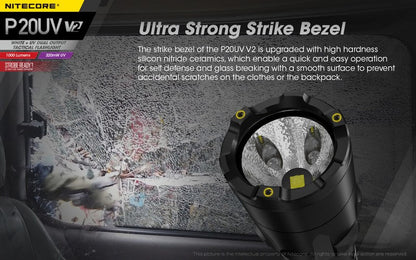 Lampe Torche Nitecore P20UV V2 – 1000 Lumens  NYCTALOPE  