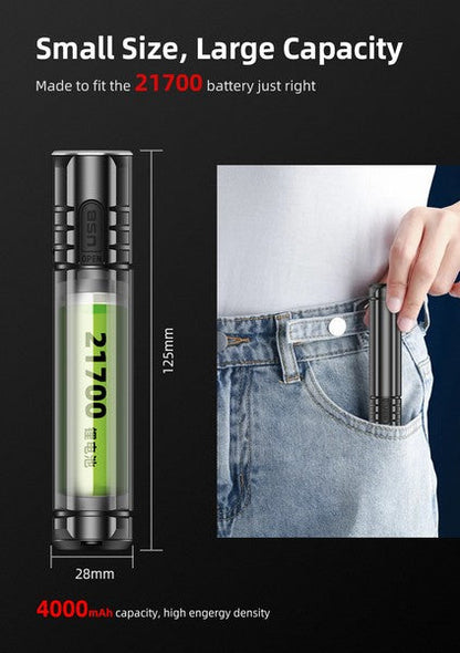 Lampe Torche Rechargeable Klarus EC20 – 1100 Lumens  NYCTALOPE  