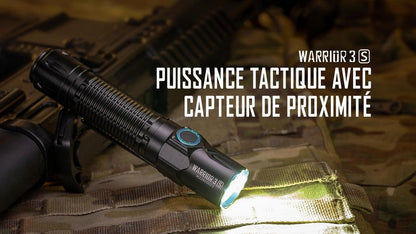 Lampe Torche Olight WARRIOR 3 S – Tricolore  – 2300 Lumens  NYCTALOPE  