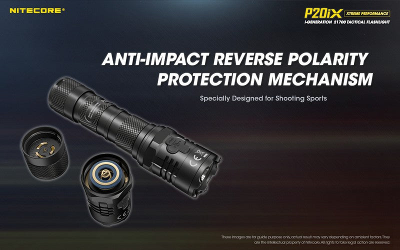 Lampe Torche Nitecore P20ix 4000 Lumens rechargeable USB-C Nitecore