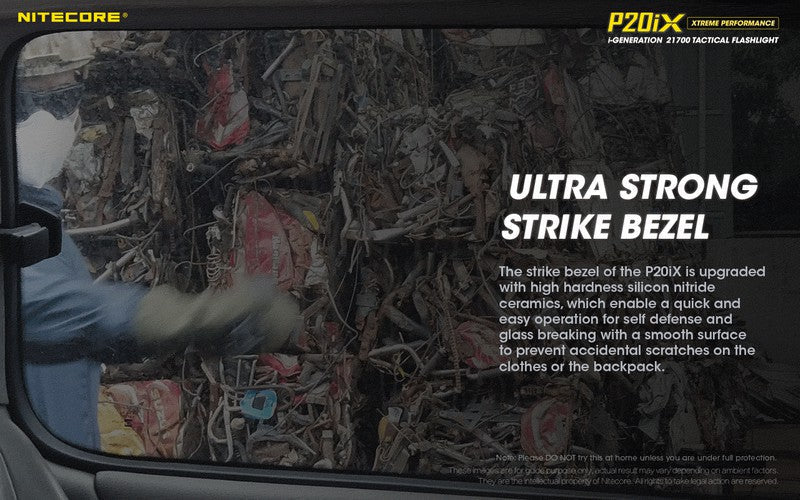 Lampe Torche Nitecore P20ix - 4000 Lumens rechargeable USB-C  NYCTALOPE  