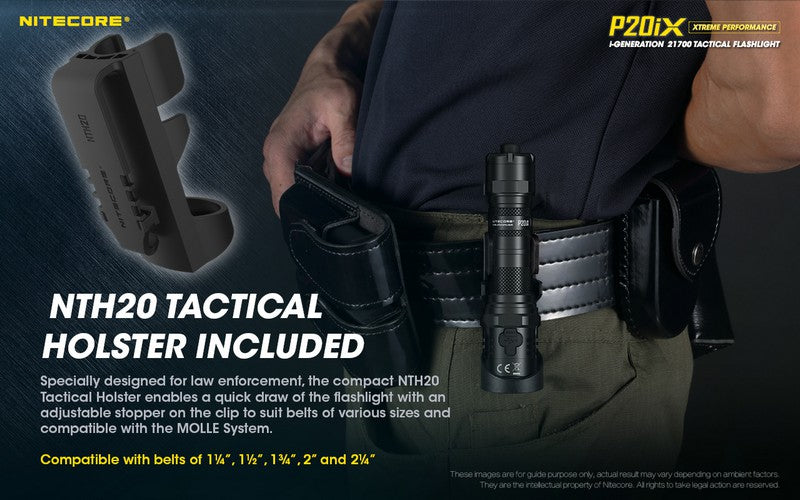 Lampe Torche Nitecore P20ix - 4000 Lumens rechargeable USB-C  NYCTALOPE  