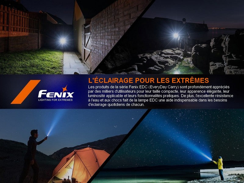 Lampe Torche Fenix E35R – 3100 Lumens - NYCTALOPE