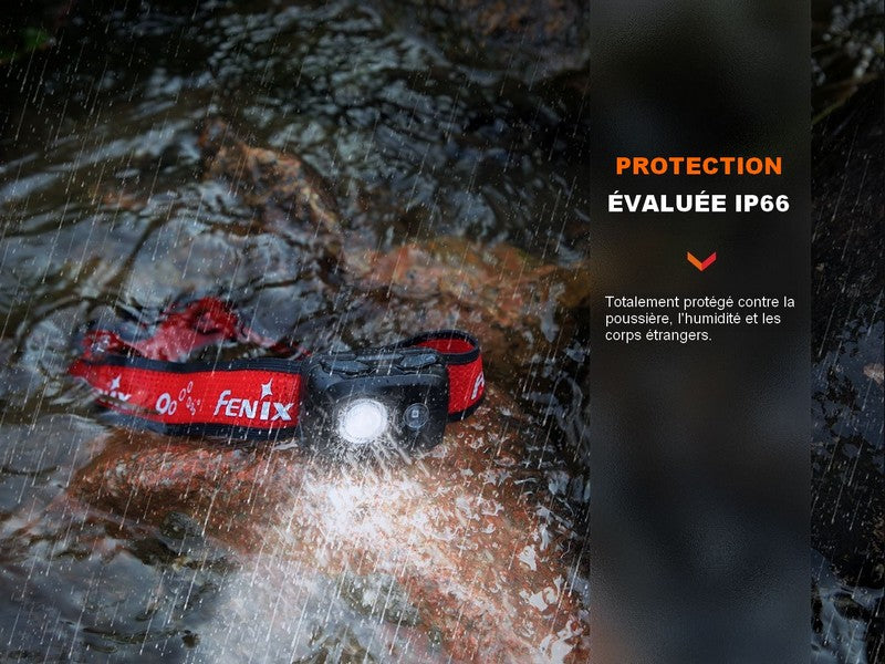 Lampe Frontale Fenix HL16 – 450 Lumens  NYCTALOPE  