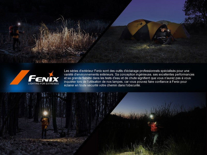 Lampe Frontale Fenix HL16 – 450 Lumens  NYCTALOPE  
