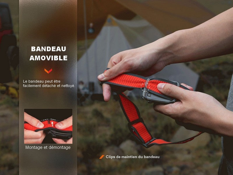 Lampe Frontale Fenix HL16 – 450 Lumens  NYCTALOPE  