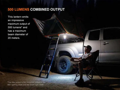 Lanterne Fenix CL22R - 500 Lumens - lampe multifonctions rechargeable USB-C  NYCTALOPE  