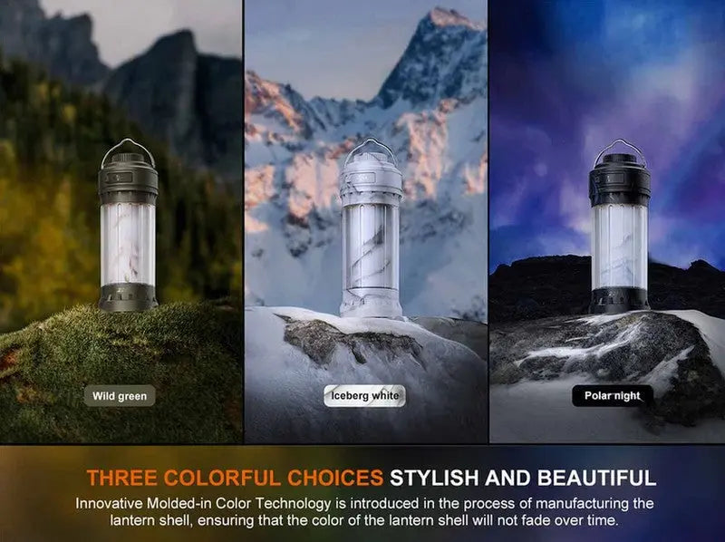 Lanterne Fenix CL22R - 500 Lumens - lampe multifonctions rechargeable USB-C  NYCTALOPE  