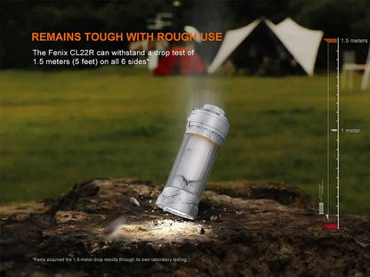 Lanterne Fenix CL22R - 500 Lumens - lampe multifonctions rechargeable USB-C  NYCTALOPE  