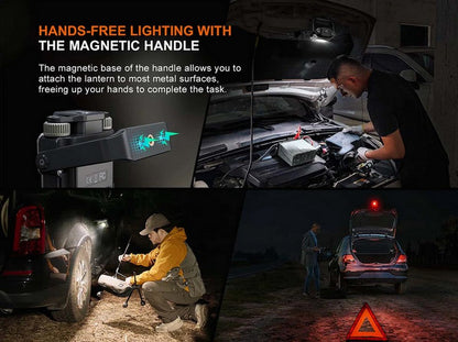 Lanterne Fenix CL27R - 1600 Lumens - lampe multifonctions rechargeable USB-C  NYCTALOPE  