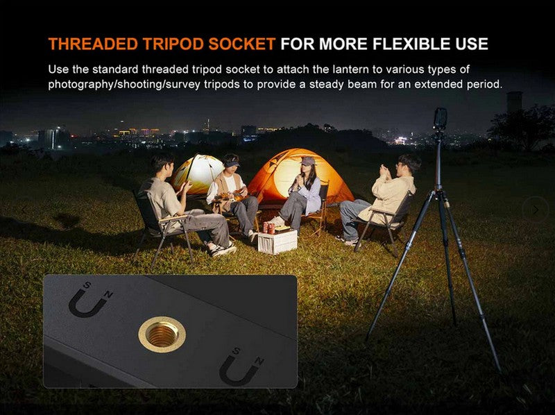 Lanterne Fenix CL27R - 1600 Lumens - lampe multifonctions rechargeable USB-C  NYCTALOPE  