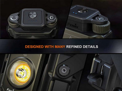 Lanterne Fenix CL27R - 1600 Lumens - lampe multifonctions rechargeable USB-C  NYCTALOPE  