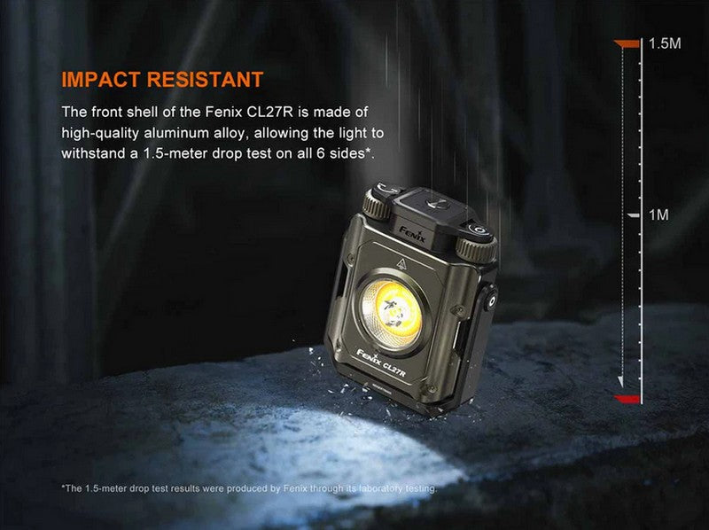 Lanterne Fenix CL27R - 1600 Lumens - lampe multifonctions rechargeable USB-C  NYCTALOPE  