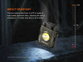 Lanterne Fenix CL27R - 1600 Lumens - lampe multifonctions rechargeable USB-C  NYCTALOPE  